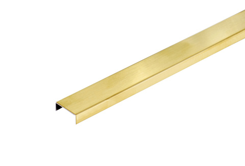Listwa ozdobna C do płytek - złota matowa 280 cm