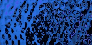 Blacha z efektem wody niebieskie lustro blue mirror 120x240 cm