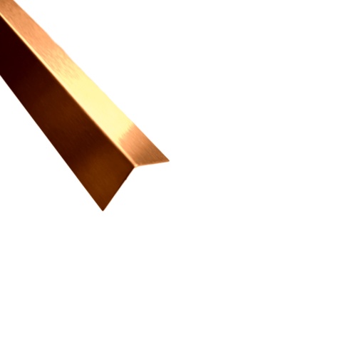 Kątownik miedź mat 240 cm