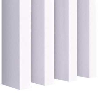 Lamele ścienne - biały mat 3x6x275 cm