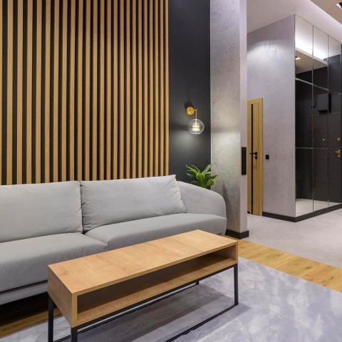 Lamele ścienne - dąb naturalny 3x6x275 cm