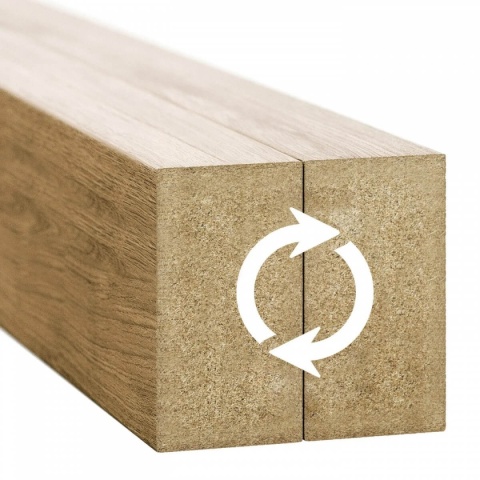 Lamele ścienne - dąb naturalny 3x6x275 cm