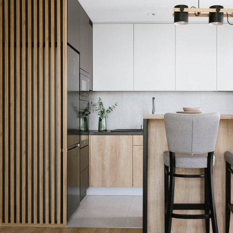 Lamele ścienne - dąb naturalny 3x6x275 cm