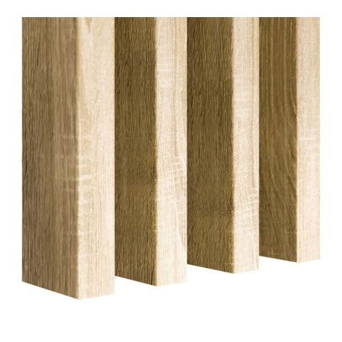 Lamele ścienne - dąb sonoma 3x6x275 cm
