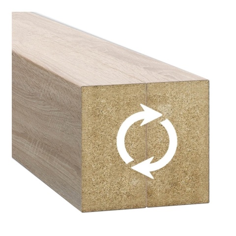 Lamele ścienne - dąb sonoma 3x6x275 cm