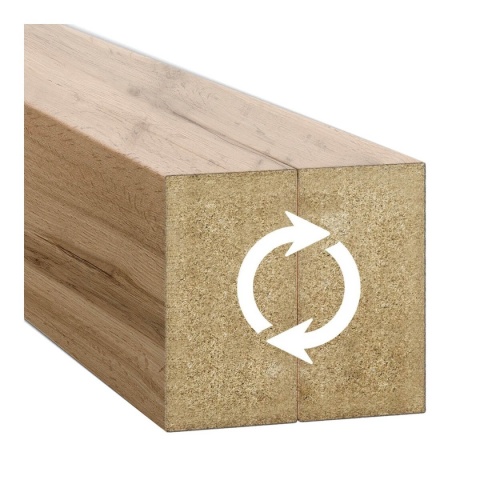 Lamele ścienne - dąb wotan 3x6x275 cm