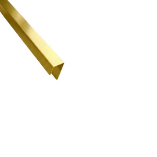 Listwa narożna U jasnozłoty mat 240 cm
