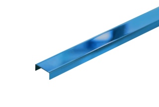 Nakładka na lamele - jasnoniebieska błyszcząca 3x1,6x275 cm