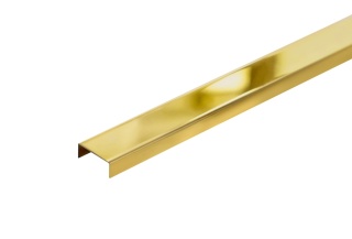 Nakładka na lamele - złota błyszcząca 3x1,6x60 cm