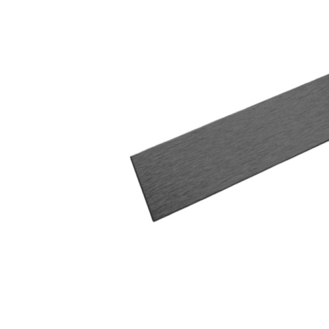 Płaskownik dekoracyjny czarny dark mat 280 cm