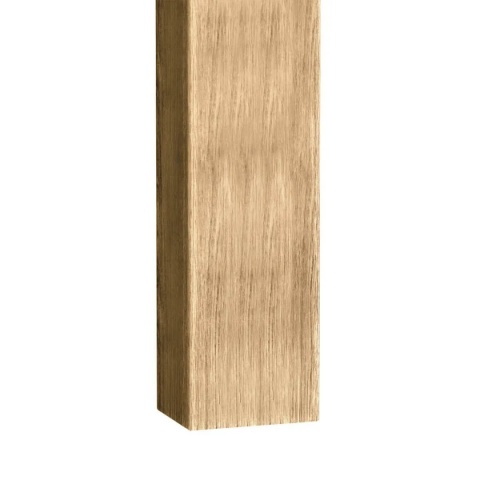 Ścianka z lameli na wymiar - dąb naturalny 30x60 mm