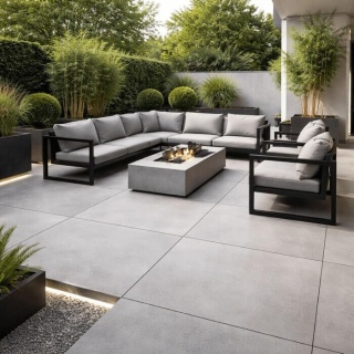 DOWNTOWN GREY Rett. 60x60x2 cm GRES TARASOWY G.1