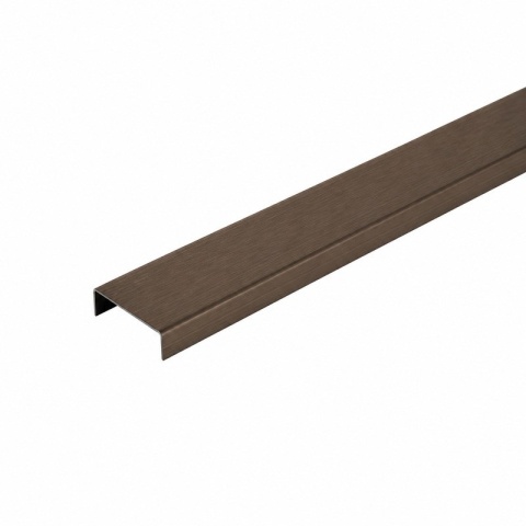Listwa dekoracyjna C brązowy mat 280 cm