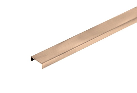 Listwa ozdobna C do płytek - miedziana matowa 280 cm