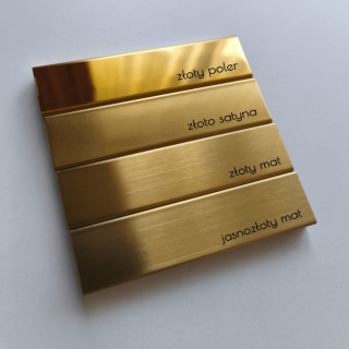 Listwa C złoto satyna 280 cm