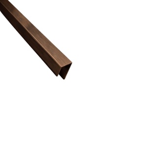 Listwa narożna U brązowy mat 300 cm