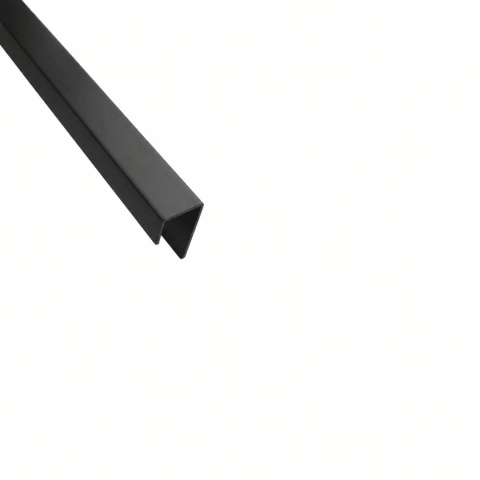 Listwa narożna U czarny mat 300 cm