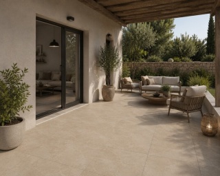 PIZARRA CREAM GRES 60x60x2 cm GRES TARASOWY G.2
