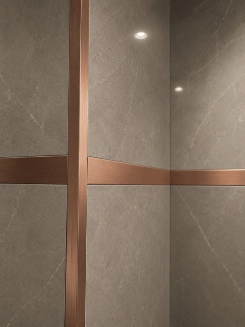 Kątownik dekoracyjny miedź mat 280 cm