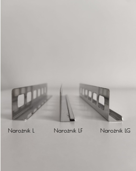 Listwa narożna L miedź mat 240 cm