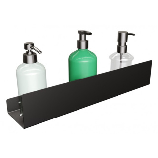 Półka pod prysznic 40 cm stal nierdzewna czarna 345/40NG