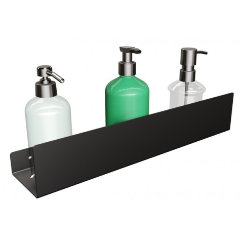 Półka pod prysznic 40 cm stal nierdzewna czarna 345/40NG Półka pod prysznic 40 cm stal nierdzewna czarna 345/40NG