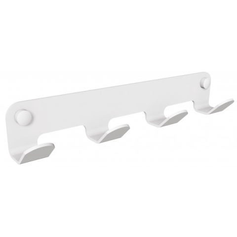 Wieszak 4-hakowy TECHNIC biały 306B Wieszak 4-hakowy TECHNIC biały 306B