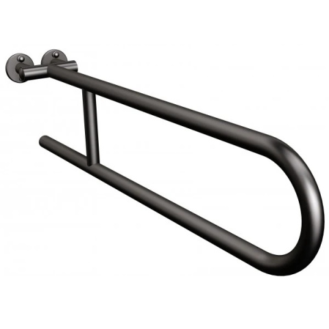 Uchwyt półokrągły stały 70cm czarny 800/70NG Uchwyt półokrągły stały 70cm czarny 800/70NG