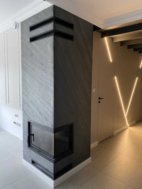 Fornir kamienny Black Line 122x61x0,2 cm samoprzylepny Fornir kamienny Black Line 122x61x0,2 cm samoprzylepny