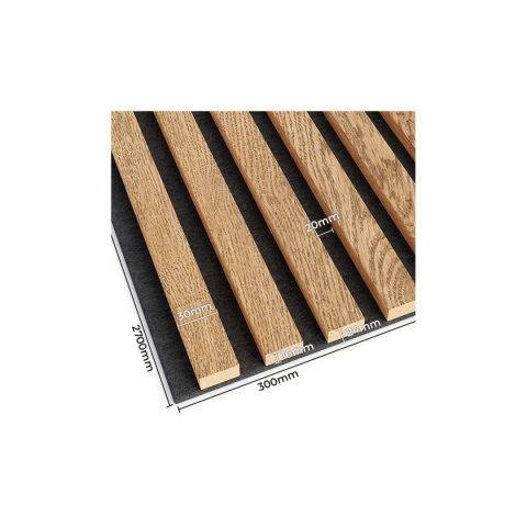 Lamele na filcu - dąb fornir 30x270 cm Lamele na filcu - dąb fornir 30x270 cm