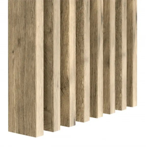 Lamele ścienne - dąb wotan 2,2x7x275 cm Lamele ścienne - dąb wotan 2,2x7x275 cm