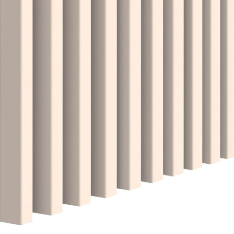 Lamele ścienne - beżowy 1,6x3x275 cm Lamele ścienne - beżowy 1,6x3x275 cm