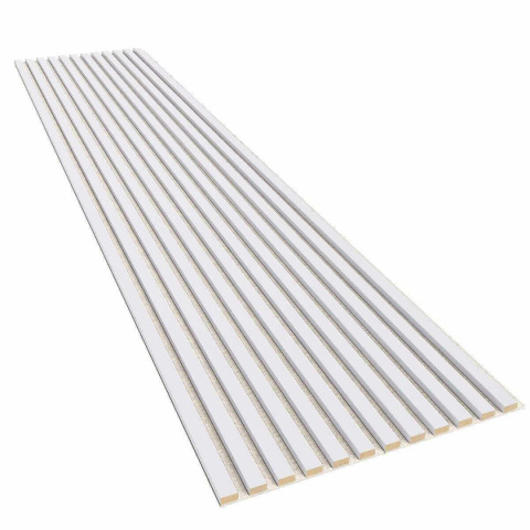 Lamele na filcu - biały mat 30x275 cm Lamele na filcu - biały mat 30x275 cm