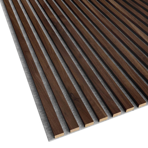 Lamele na filcu - orzech 30x275 cm Lamele na filcu - orzech 30x275 cm