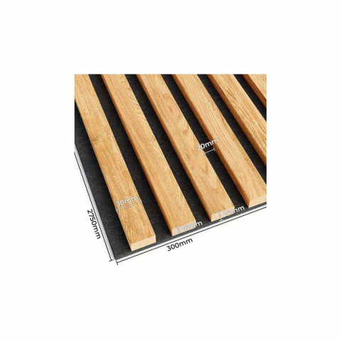 Lamele na filcu - dąb naturalny 30x275 cm Lamele na filcu - dąb naturalny 30x275 cm