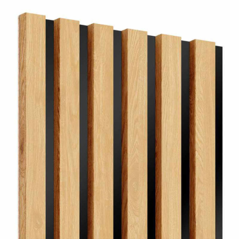 Lamele na płycie HDF - dąb naturalny 30x275 cm Lamele na płycie HDF - dąb naturalny 30x275 cm