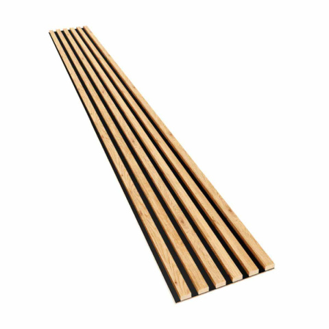 Lamele na płycie HDF - dąb naturalny 30x275 cm Lamele na płycie HDF - dąb naturalny 30x275 cm