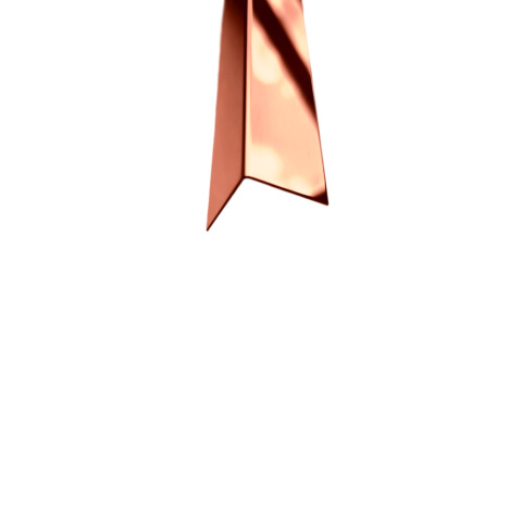 Kątownik miedź poler 280 cm Kątownik miedź poler 280 cm